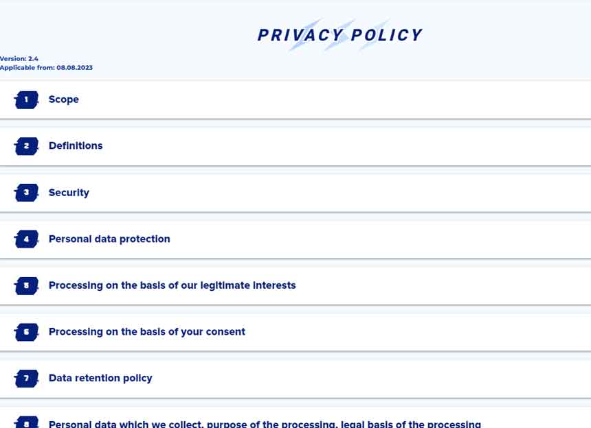 Sportaza Privacy Policy 